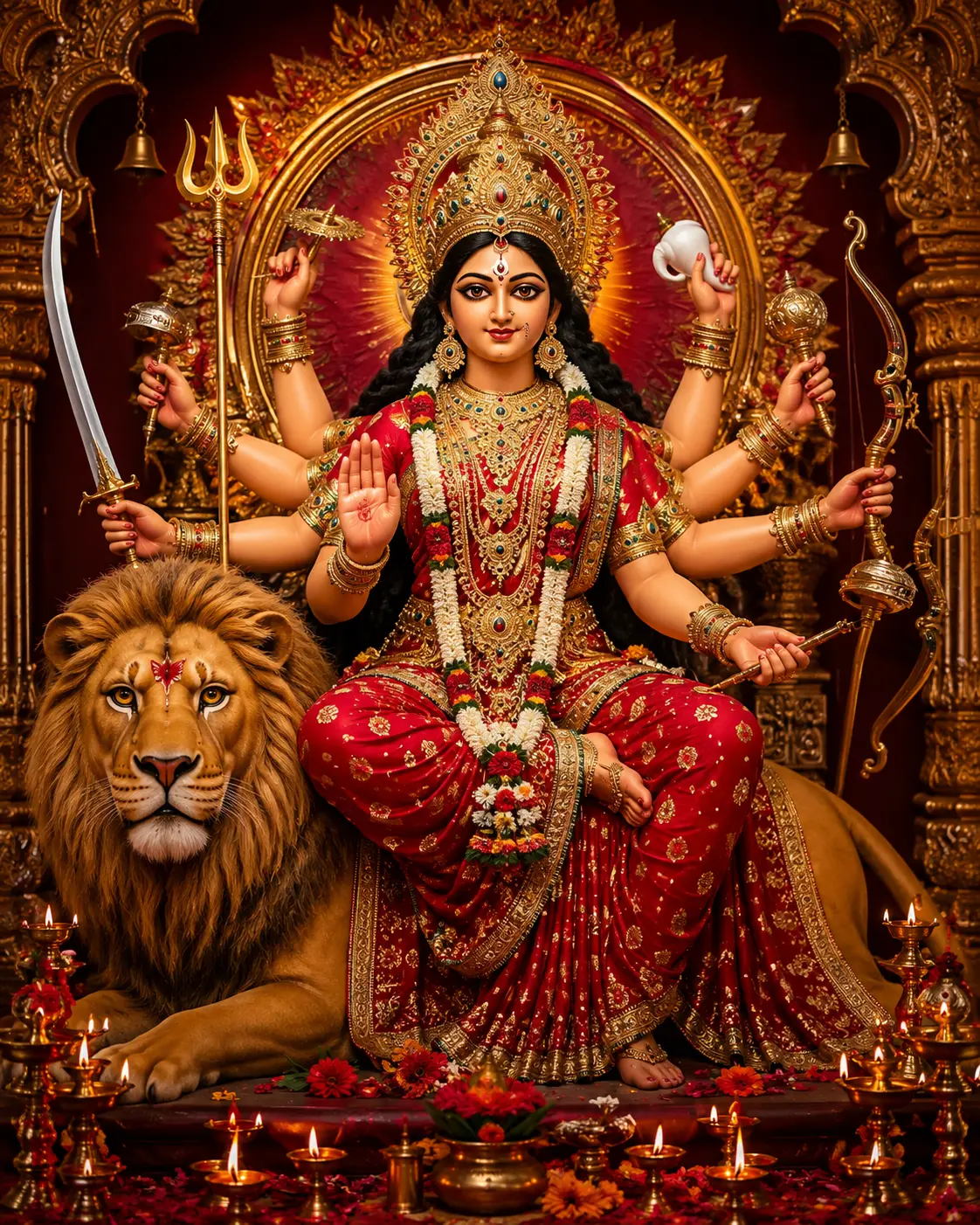 Divine Form of Maa Durga